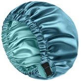 YANIBEST bonnet front view showing smooth satin and neat finish for gentle hair care