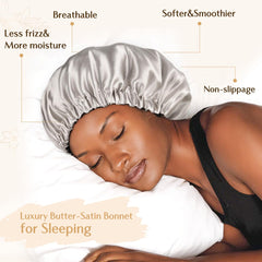 YANIBEST close-up of butter-satin texture for reduced friction benefit