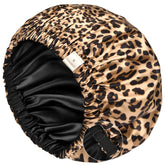 YANIBEST front view satin bonnet showing neat fit and protection
