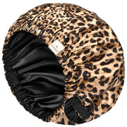 YANIBEST front view satin bonnet showing neat fit and protection
