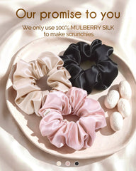 YANIBEST close-up of 22 momme mulberry silk weave, smooth protective finish