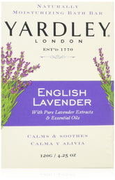 Yardley front packaging showing lavender soap and clear labeling for gifting