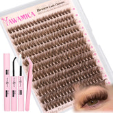 Yawamica front packaging showing brown clusters and tools for easy at-home application