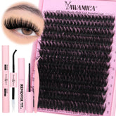 Yawamica front packaging displaying full DIY lash kit and convenience