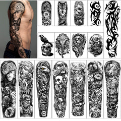 yazhiji front packaging showing 16 extra-large tattoo sheets and clear benefits