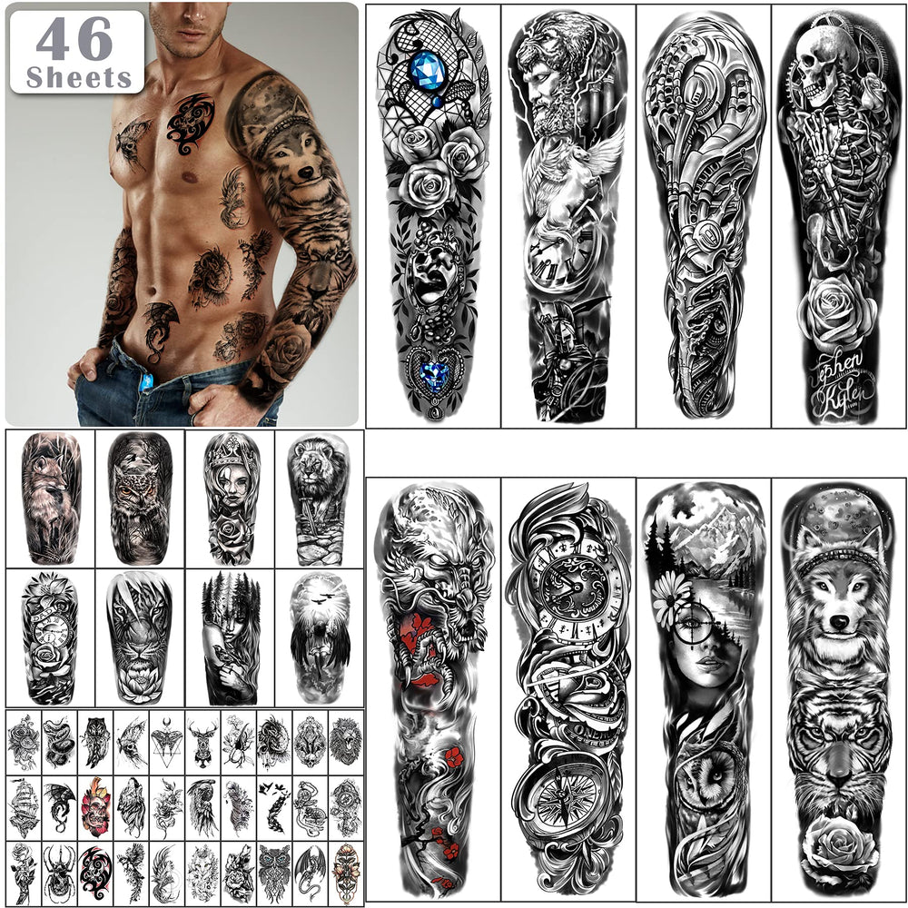 yazhiji front packaging showing 46-sheet assortment and waterproof benefit