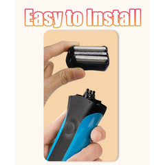 YAZIYIR head installed on Braun S3 shaver for easy replacement
