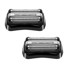 YAZIYIR replacement head front view showing fit and compatibility with Braun S3 for reliable shaving
