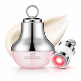Ycz front packaging showing compact eye cream and applicator for easy use