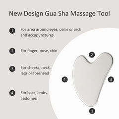 Yeamon gua sha along jawline to support lymphatic drainage and contouring
