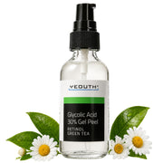 YEOUTH front packaging showing the glycolic peel for clearer-looking skin
