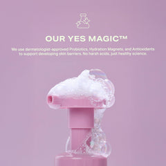 YES DAY Inner Beam hydrating mist being sprayed for instant refresh and antioxidant boost