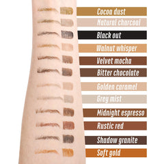YES.EYE DO texture swatch showing light gray pigment and blendable finish