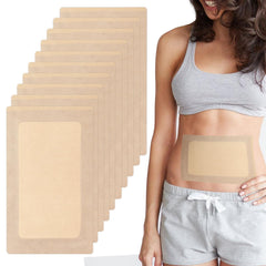 YEXIAOBOY front packaging showing XL disposable castor oil patches and benefits