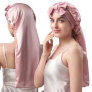YFONG front view pink bonnet showing full coverage and smooth finish