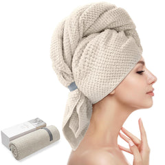 YFONG front view of large microfiber towel showing full coverage benefit