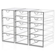 YFXCVSL front view of three-pack organizer showing neat storage benefit