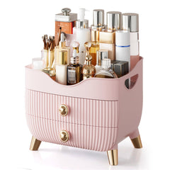 YGJT front view of organizer showing tidy cosmetics and accessible layout