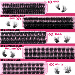 YIDUO clusters held in hand for size and quantity reference