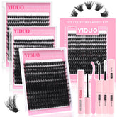 YIDUO front package showing full 696pcs kit and included tools for convenience
