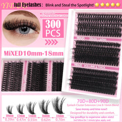 YIDUO tweezers with adhesive demonstrating precise application for longer hold