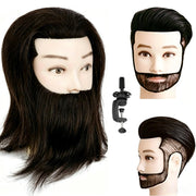 Yiifiulyn front view mannequin head showing realistic hairline benefit realism