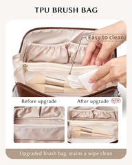 Yikisite inner divider pocket organizing brushes and small items