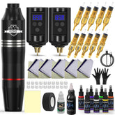 YILONG tattoo pen front view showing compact ergonomic design and portability