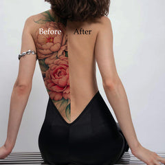 Yinweite applied with fingers on arm showing targeted coverage benefit