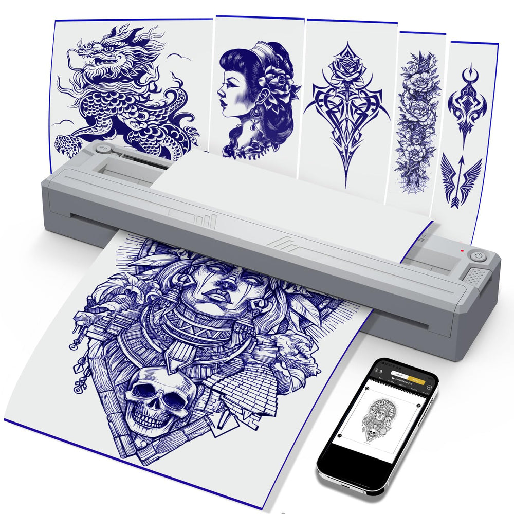 YIRIGUI printer front view showing compact design and portability benefit