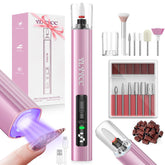 YLYYCC kit front view showing drill and lamp for portable salon results