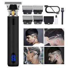 YOGINGO front view of black trimmer showing professional design and ready-to-use convenience