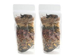 YOGI’S GIFT front packaging showing two 75g herb sachets for easy infusion