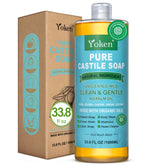 Yoken front packaging 33.8 oz showing bottle and label benefits