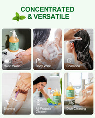 Close-up lather texture of Yoken peppermint soap illustrating gentle conditioning