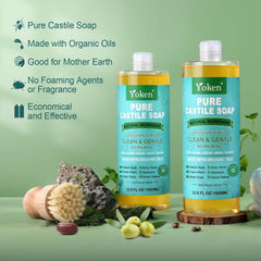 Yoken pouring close-up texture demonstrating creamy lather