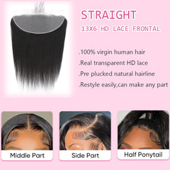 YOMIO texture of straight 12-inch hair showing smooth shine