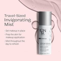 Yonka texture droplet on fingertip illustrating lightweight, non-greasy feel