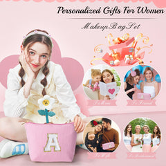 YOOLIFE pouch open with makeup inside showing organized storage benefit