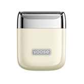 yoose front view showing razor for compact grooming convenience