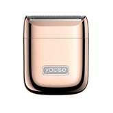 yoose front view radiant gold shows compact design and travel-ready look benefit portability