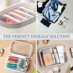 YOPCDJ interior shot with makeup and toiletries showing easy visibility and separation