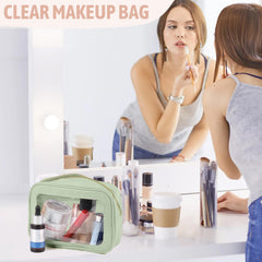YOPCDJ medium TSA-compliant pouch visible for easy security checks