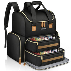 YOREPEK front view of backpack organizer showing secure storage