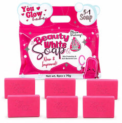 You Glow Babe front packaging showing six 70g bars and new improved formula benefits