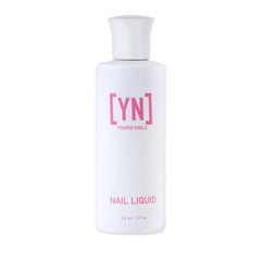 Young Nails front bottle view showing product and professional finish benefits