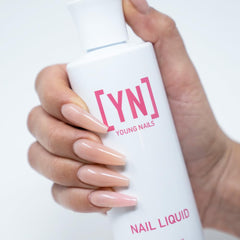 Young Nails monomer pouring with smooth consistency for easy application
