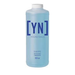 Young Nails Swipe front bottle showing label and large size for salon efficiency