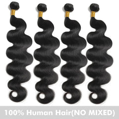 Youngirl close-up of body wave texture highlighting soft natural bounce