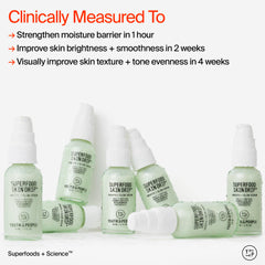 Youth To The People close-up drop of milky serum showing lightweight texture